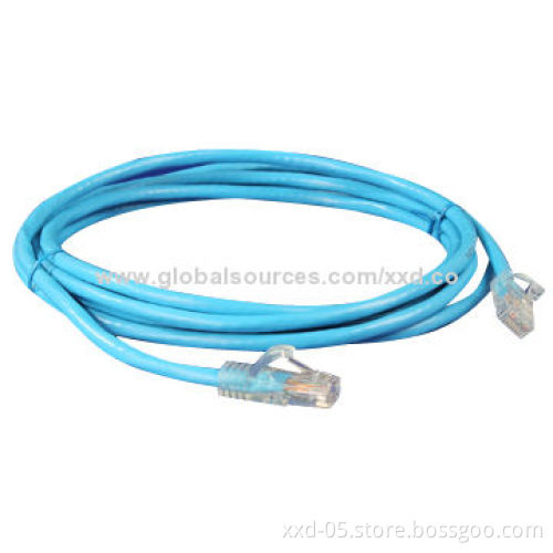 Networking Cat5e/6/7 Communication Patch Cable, PVC or LSZH Jacket